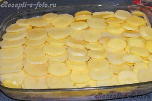 Картофель со сливками и беконом